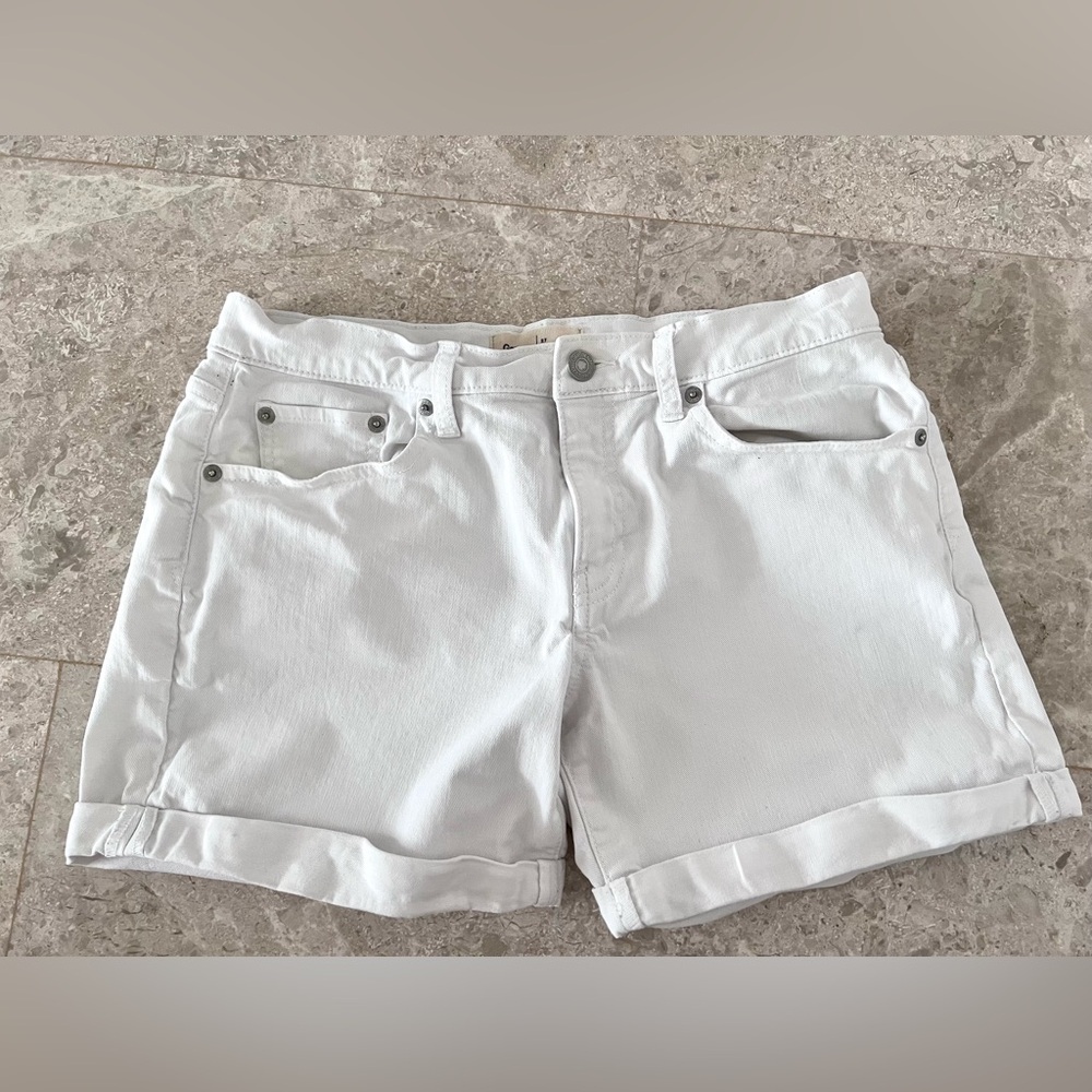 GAP Women's Light White Jean Shorts